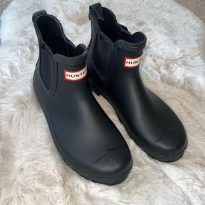 Hunter originals Chelsea boots size 8